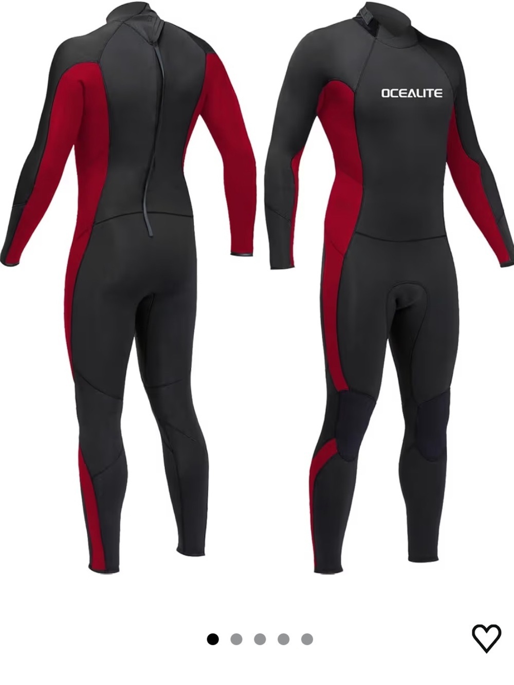 New Oceanlite Full Wetsuit for Mens Premium Neoprene Size Large